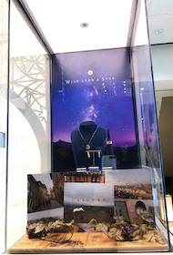 フェスタリア ビジュソフィア ギンザ　シーズナル柱巻ディスプレイ３